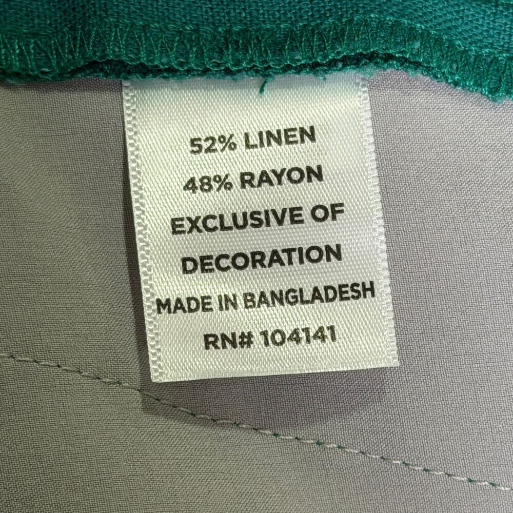 Walter Hagen 11 Linen Blend Golf Shorts Men's 40 Green 9" Flat Front NWT - Picture 4 of 12